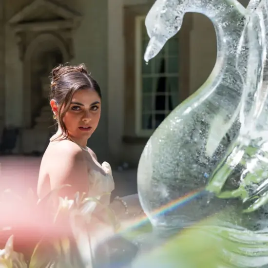 bride-swan-sculpture